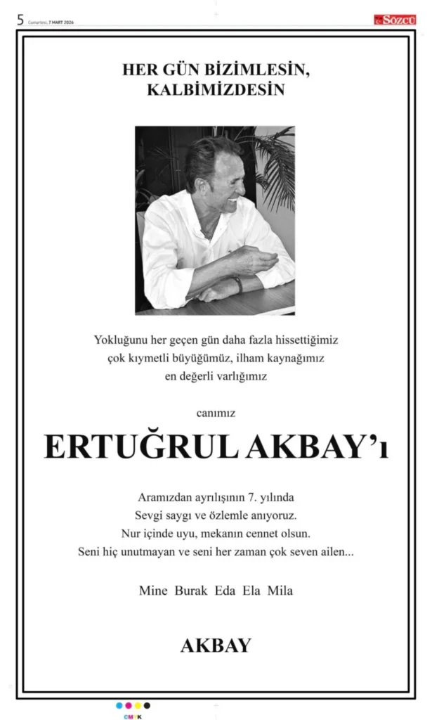 Sözcü Gazetesi 7 Mart İlanları