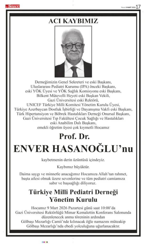 Sözcü Gazetesi 8 Mart İlanları