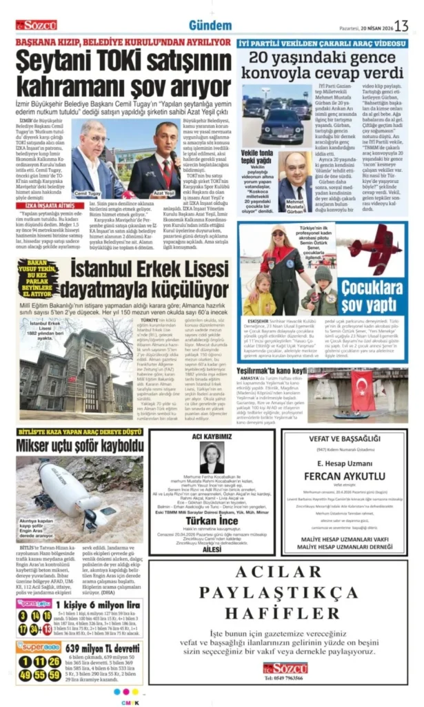 20 Nisan 2026