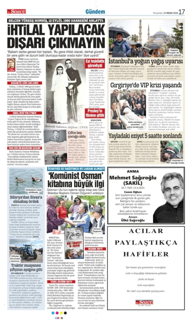 23 Nisan 2026