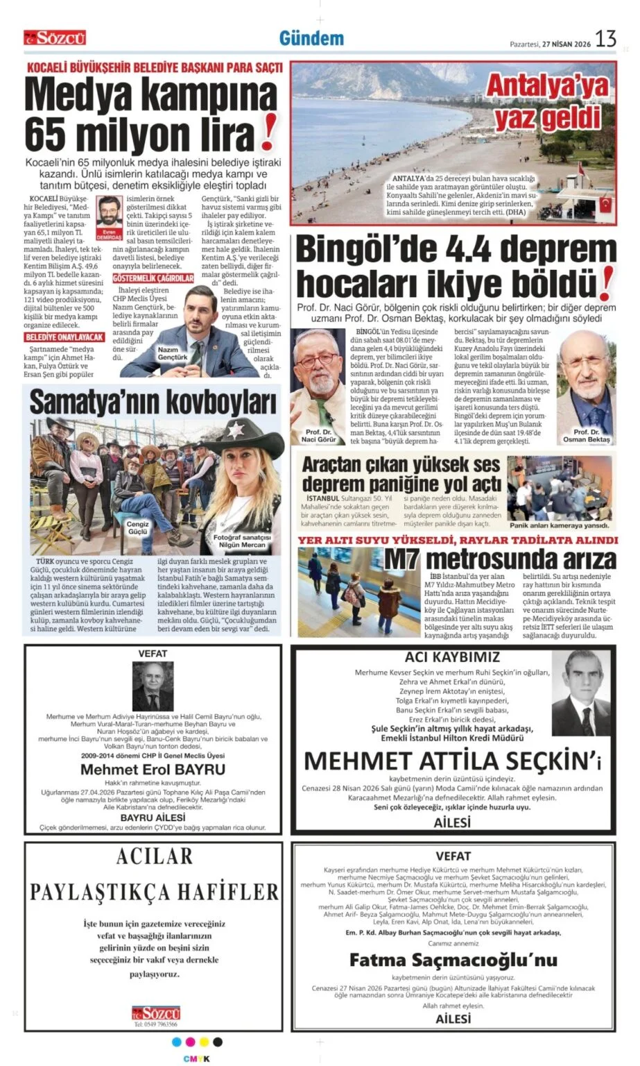 27 Nisan 2026